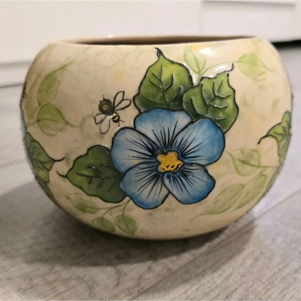 Handmade Pottery African Violet Planter Pot 